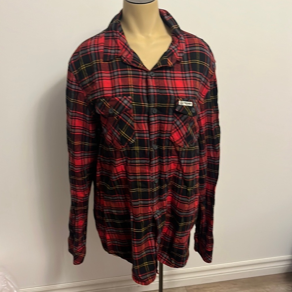 Triumph Motorcycle Plaid Shirt
